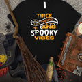 Halloween Shirt: Thick Thighs & Spooky Vibes, Plus Size Tee
