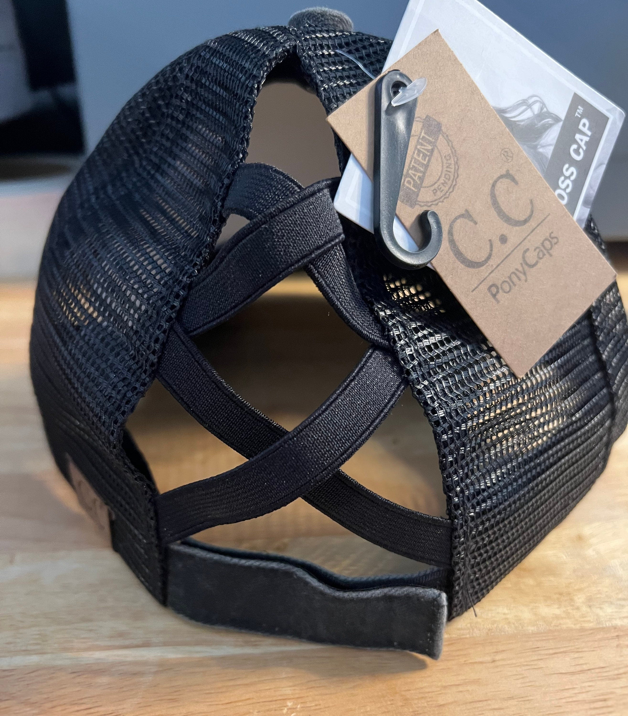 Distressed CC Pony Tail Hat, I'm Just WTF, Women's Baseball Cap