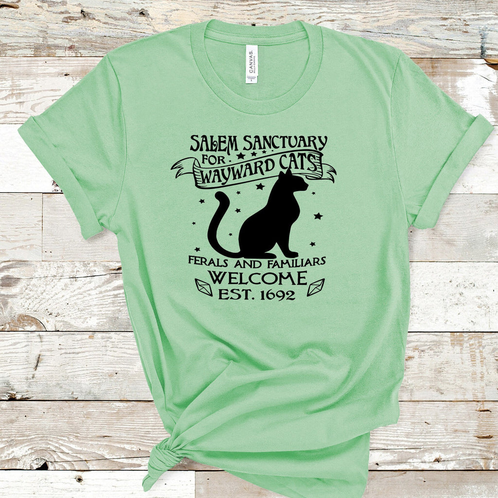 Salem Sanctuary Cat T-Shirt: Witch Familiar Tee