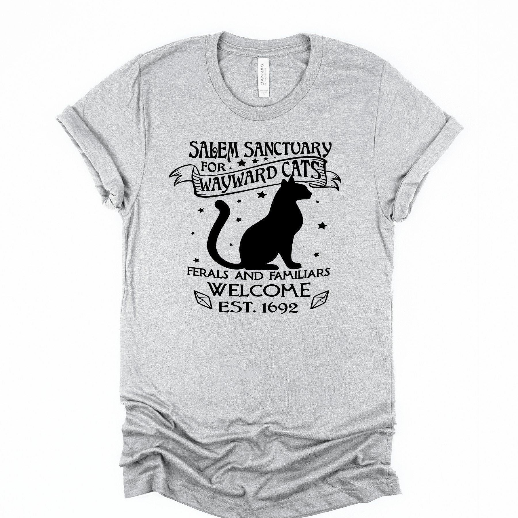 Salem Sanctuary Cat T-Shirt: Witch Familiar Tee