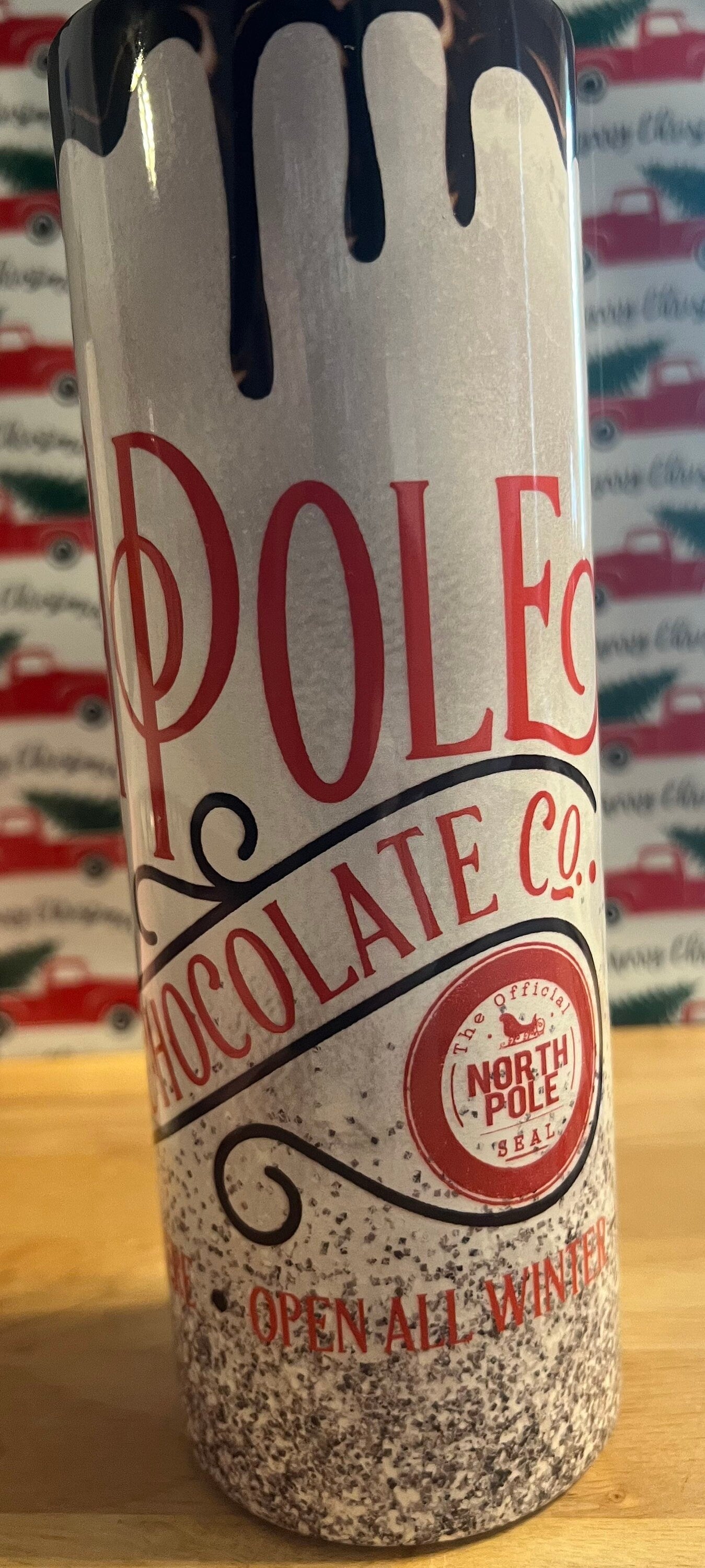 North Pole Hot Chocolate Company 20oz Tumbler: Merry Christmas