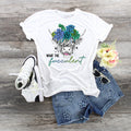 What The Fucculent Highland Cow Succulent T-Shirt