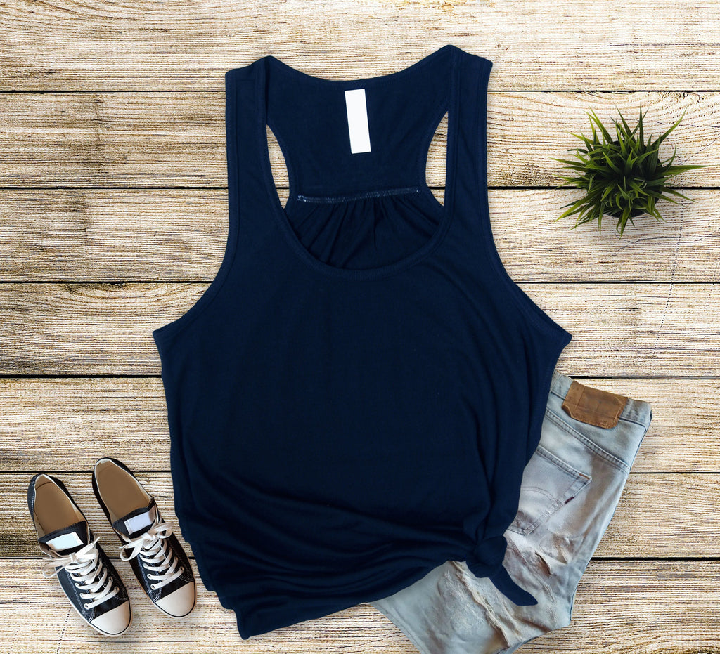 Cat Let That Shit Go, Funny Cat, Bella Canvas flowy tank.