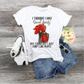 Funny Chicken Graphic Tee: Social Anxiety Humor Shirt