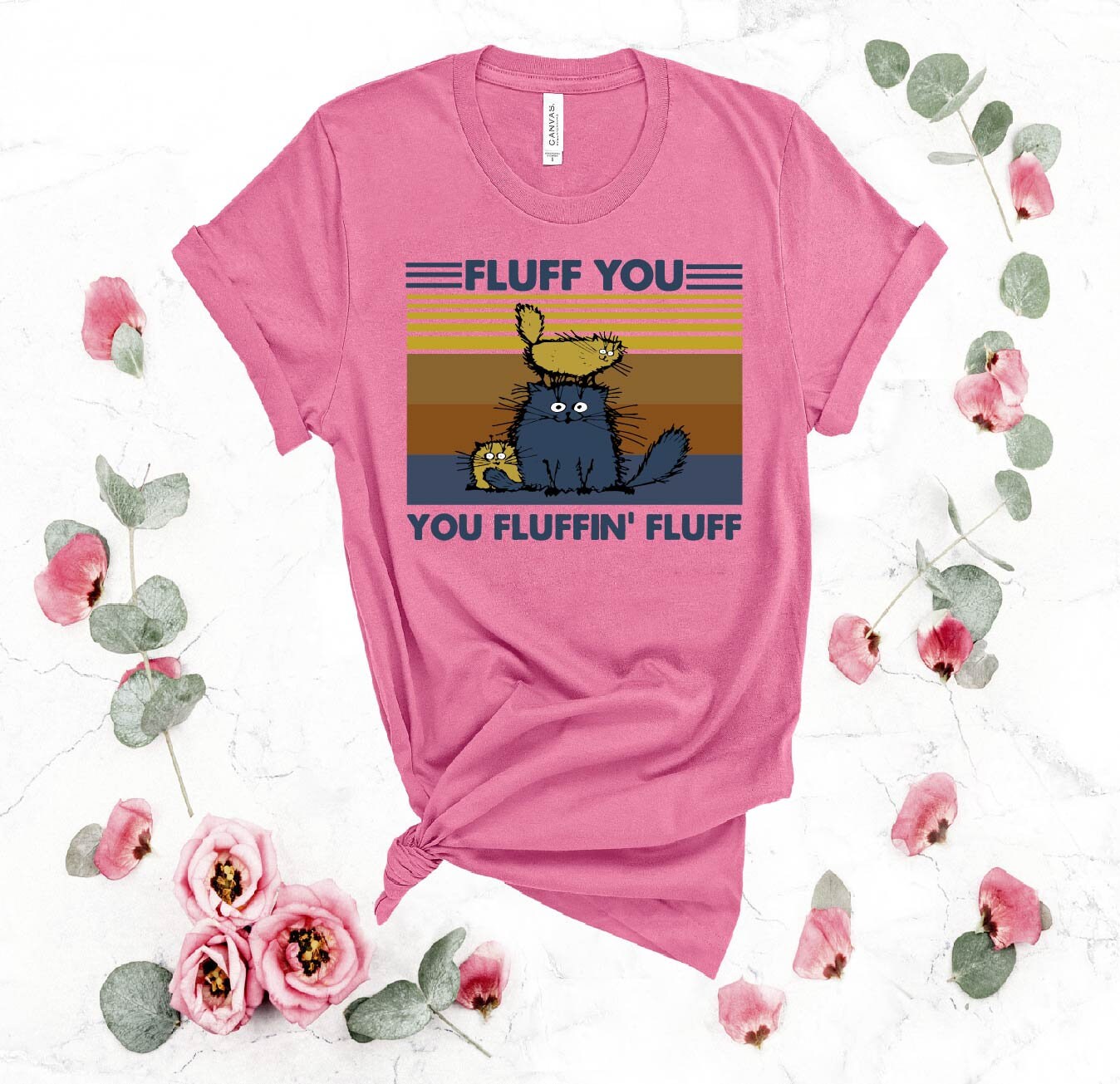 Funny Cat Shirt: Fluff You Design, Cat Lover Tee