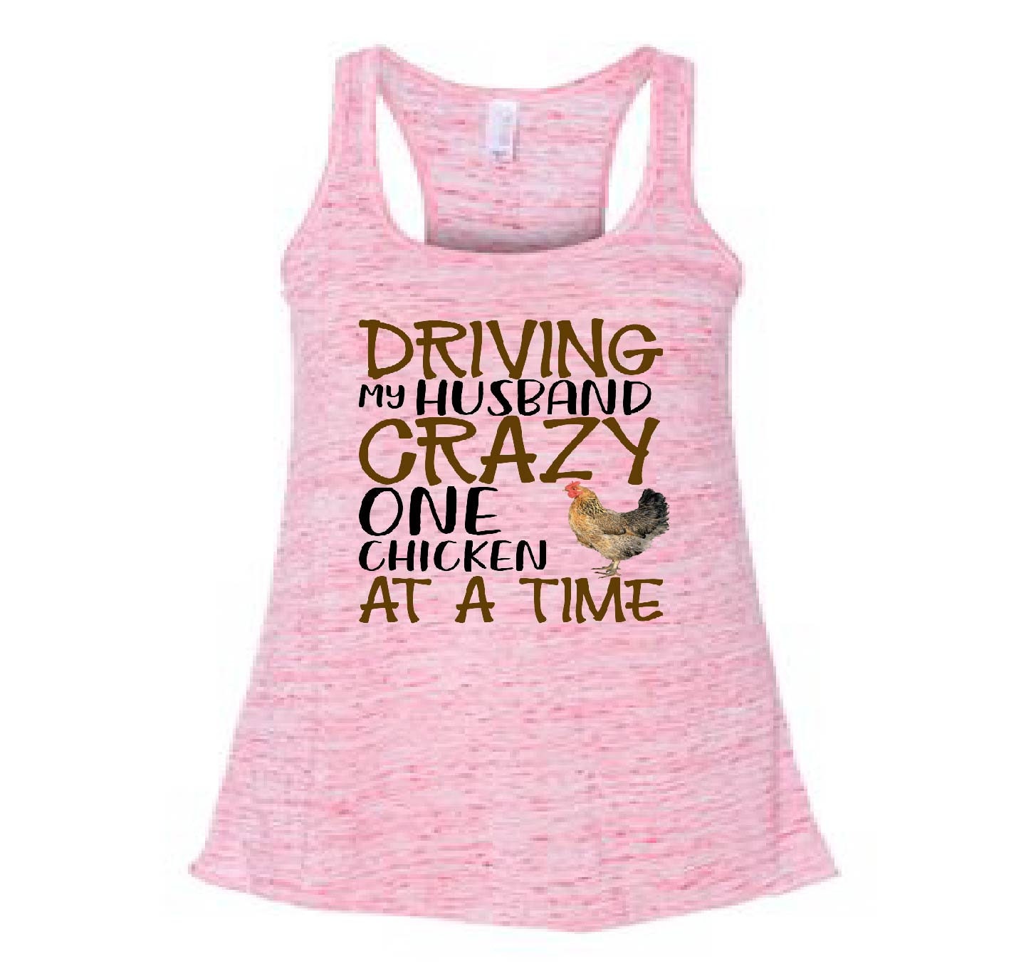 Chicken Mom Tank Top: Driving My Husband Crazy