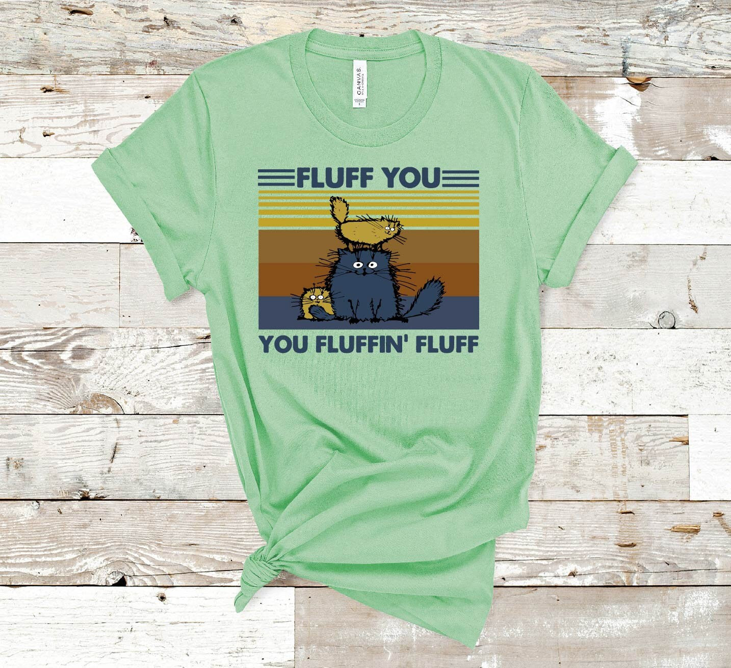 Funny Cat Shirt: Fluff You Design, Cat Lover Tee