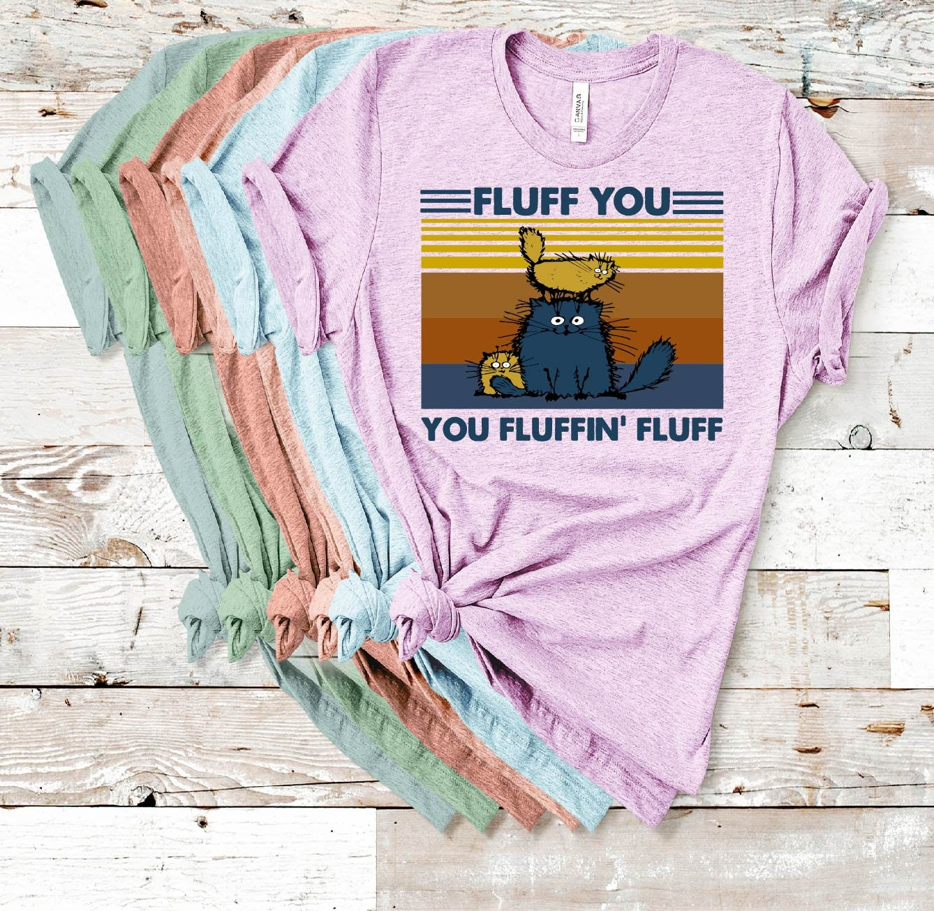 Funny Cat Shirt: Fluff You Design, Cat Lover Tee