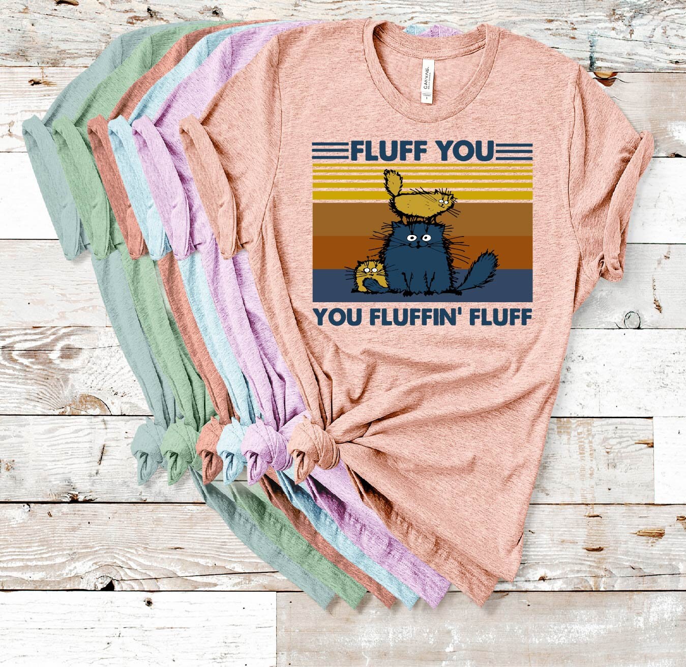 Funny Cat Shirt: Fluff You Design, Cat Lover Tee