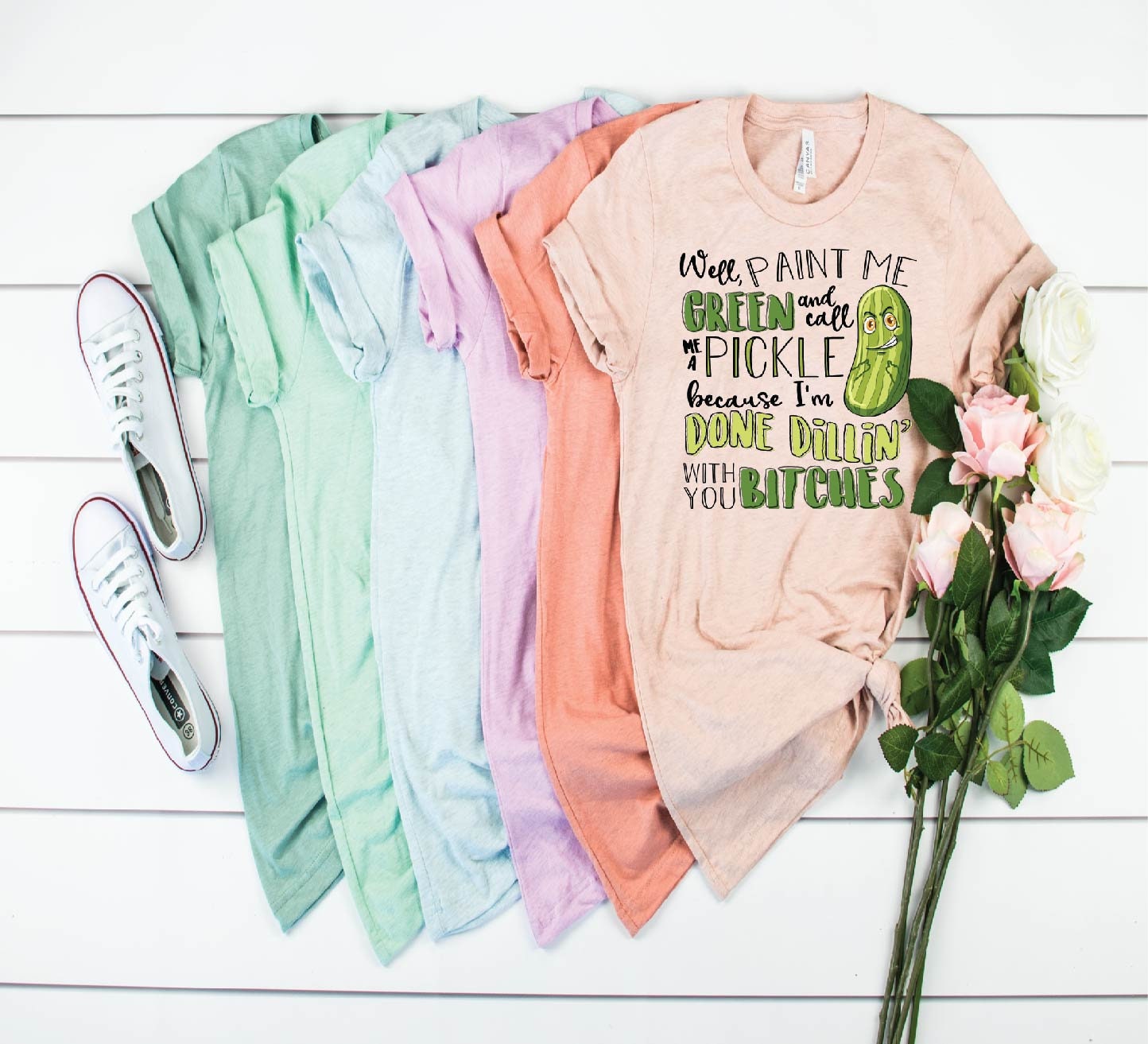 Funny Pickle T-Shirt: Done Dillin' With You