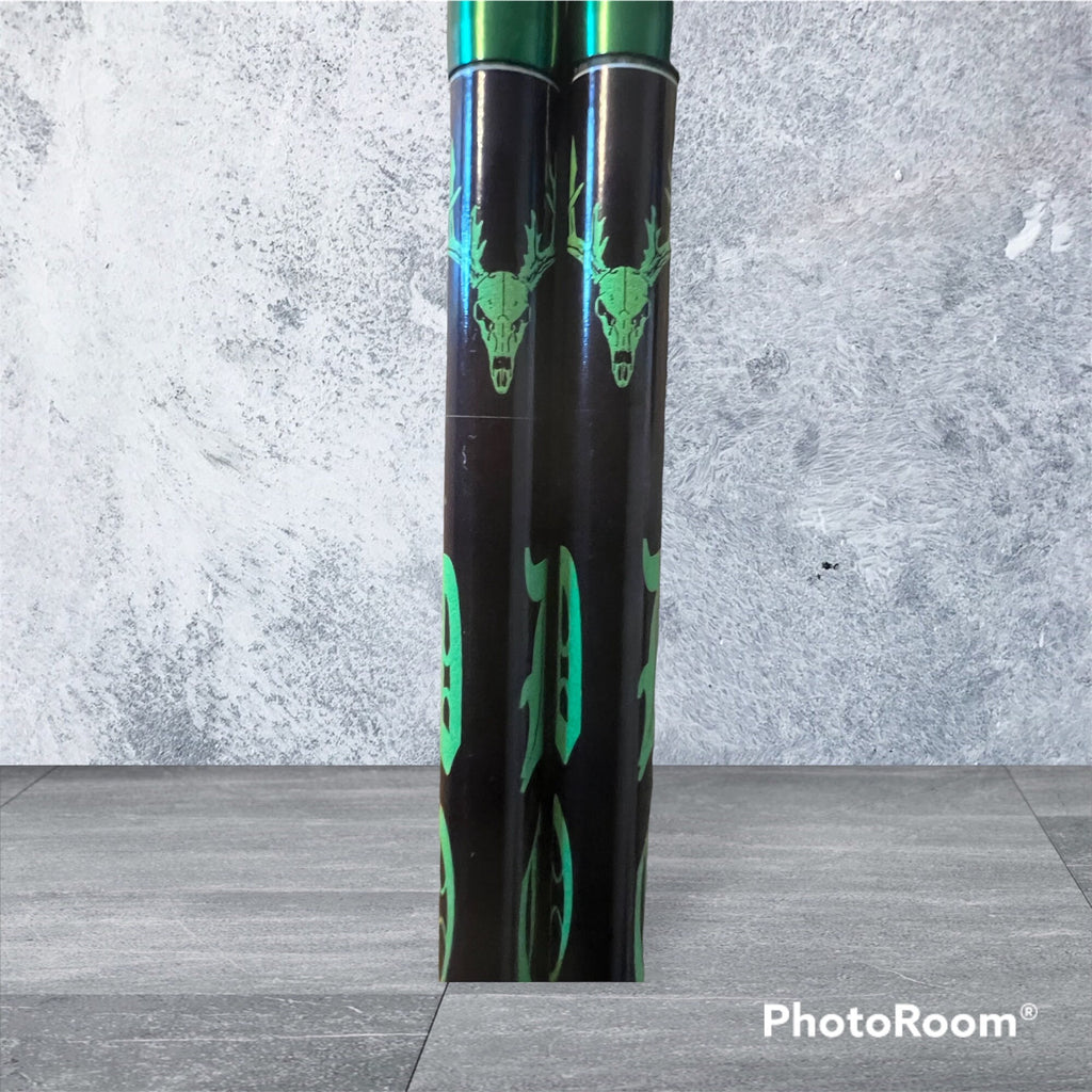 Custom Archery Arrow Wraps: Camo Hunting Stickers, Waterproof Vinyl (Pack of 12)
