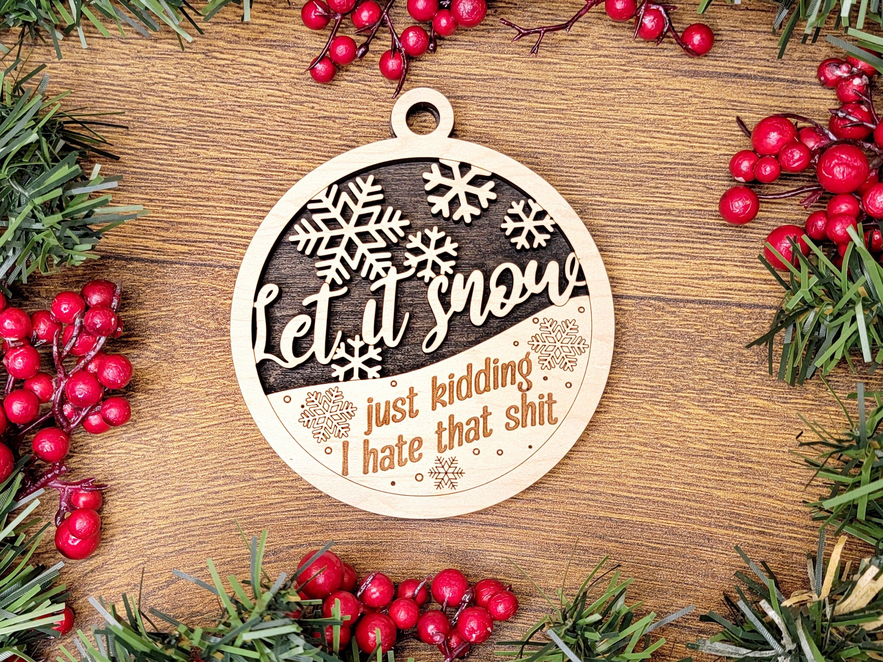 Ornament, Naughty Christmas, Holiday Decorations, 4 Inch,, Jingle My Bells, Pole Dancer, Well Hung, Adult Christmas, I Put Out for Santa