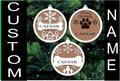 Custom Dog Name Ornament: Handmade Pet Christmas Tree Decoration
