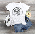 Skull  Butterflies Graphic Tee: Edgy Halloween Shirt, Just A Ray of Pitch Black
