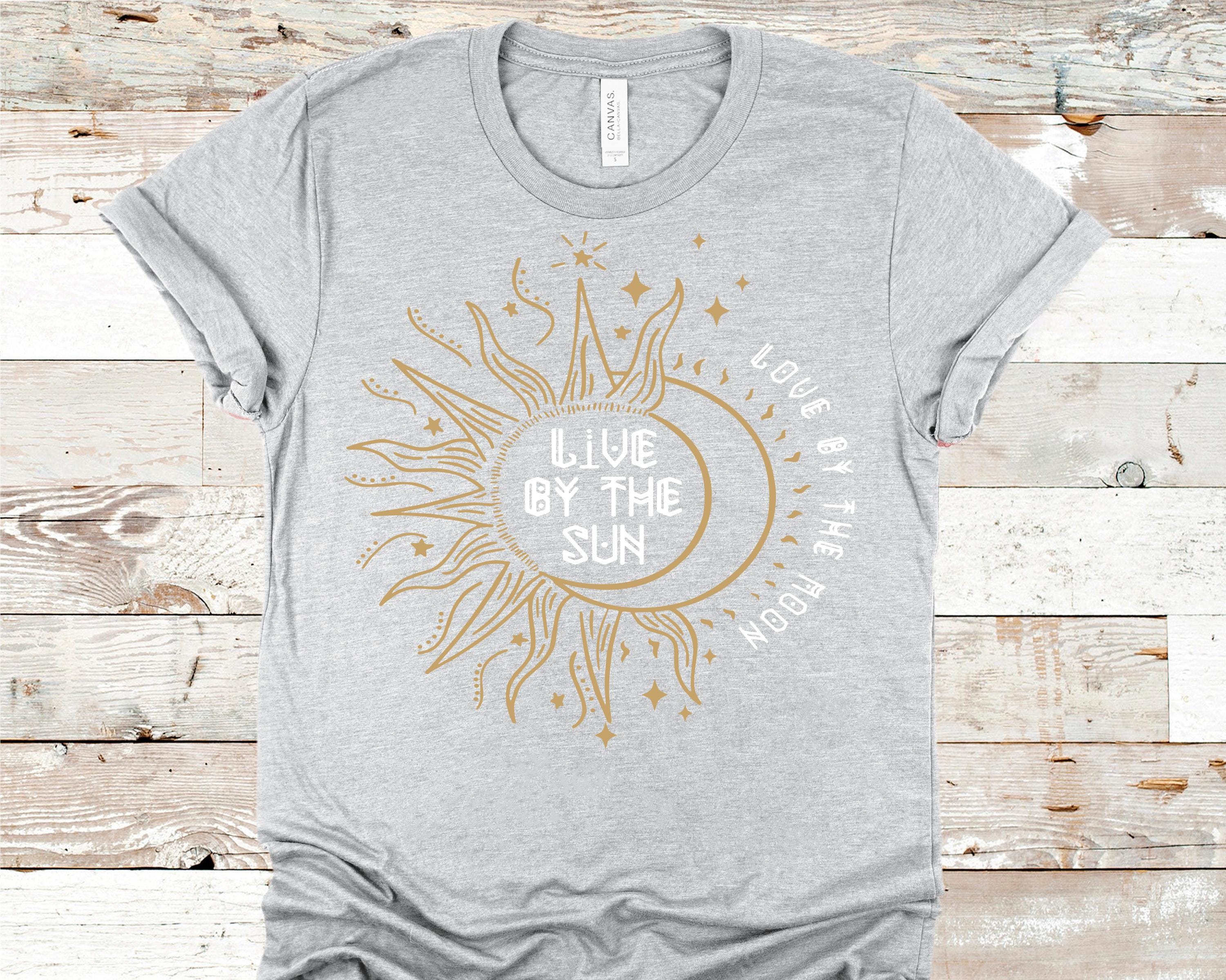 Sun and Moon Graphic Tee: Spiritual Bella Canvas Shirt