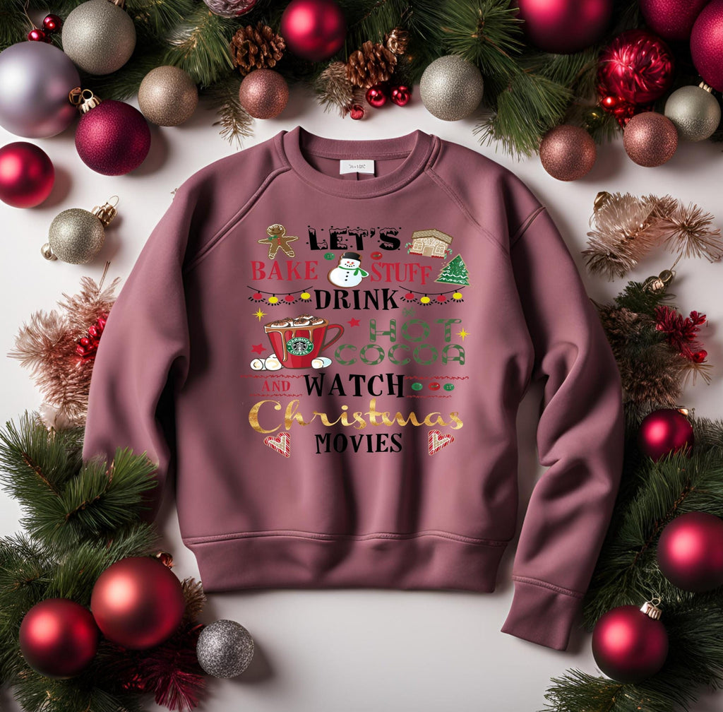 Christmas Baking & Cocoa Sublimation Transfer: Ready To Press