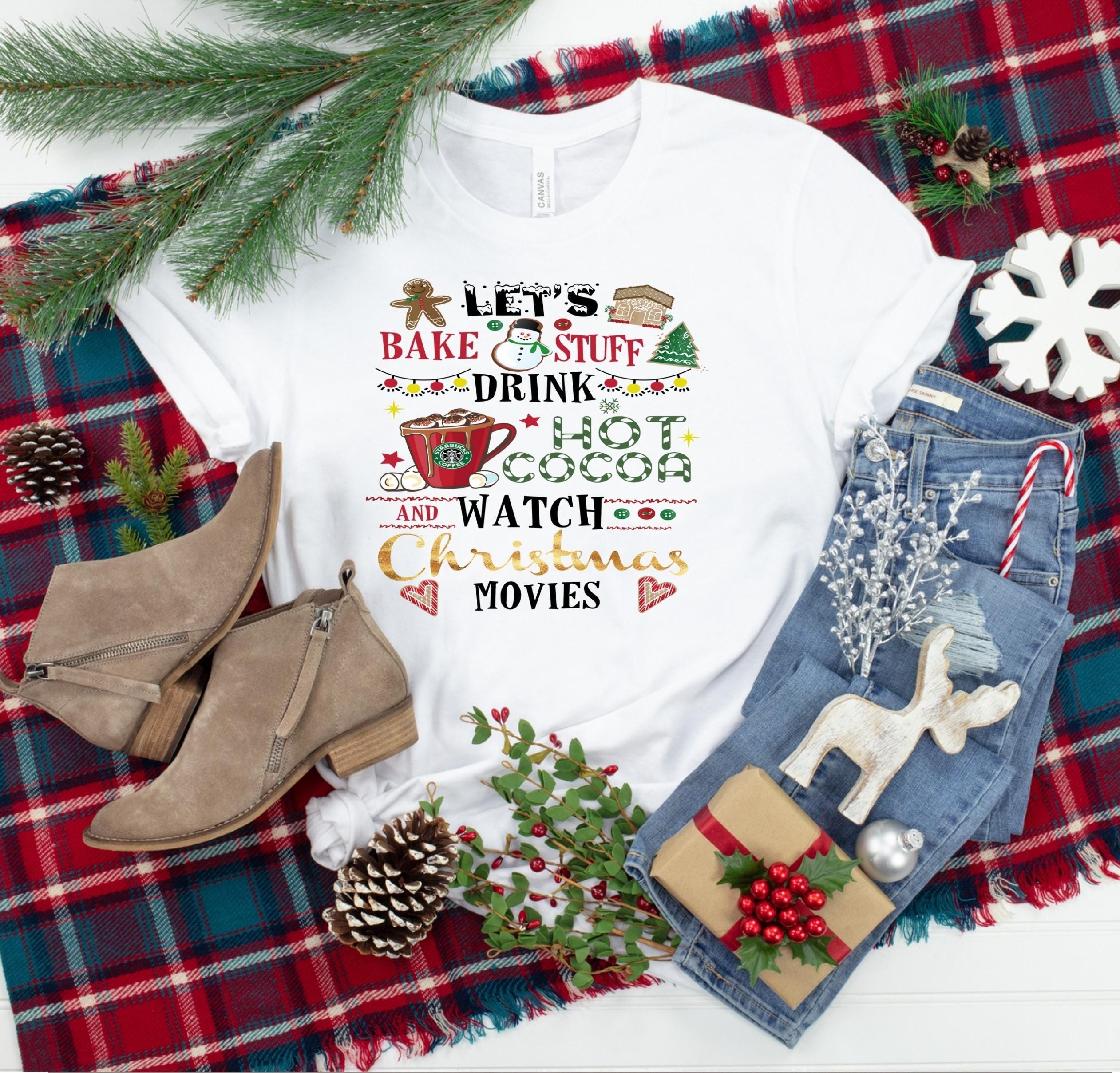 Christmas Baking & Cocoa Sublimation Transfer: Ready To Press