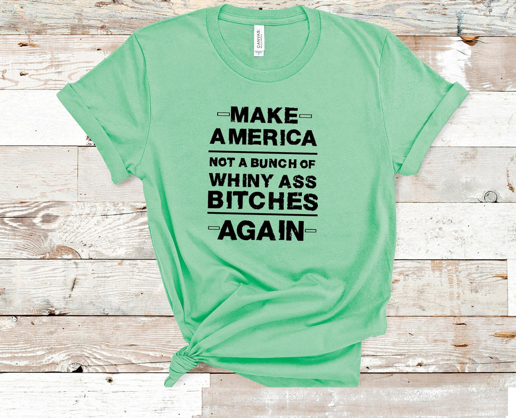 Patriotic T-Shirt, Funny American Slogan, Unisex Tee