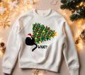 Cat Christmas Tree, Knocked Over Tree, Perfect Gift for Cat Lovers, Cat Mom Gift, Festive Cat Shirt, holiday for her or him, sarcastic Cat