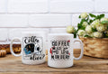 Funny Skull Coffee Mug: Sarcastic Double-Sided 15oz Ceramic Mug