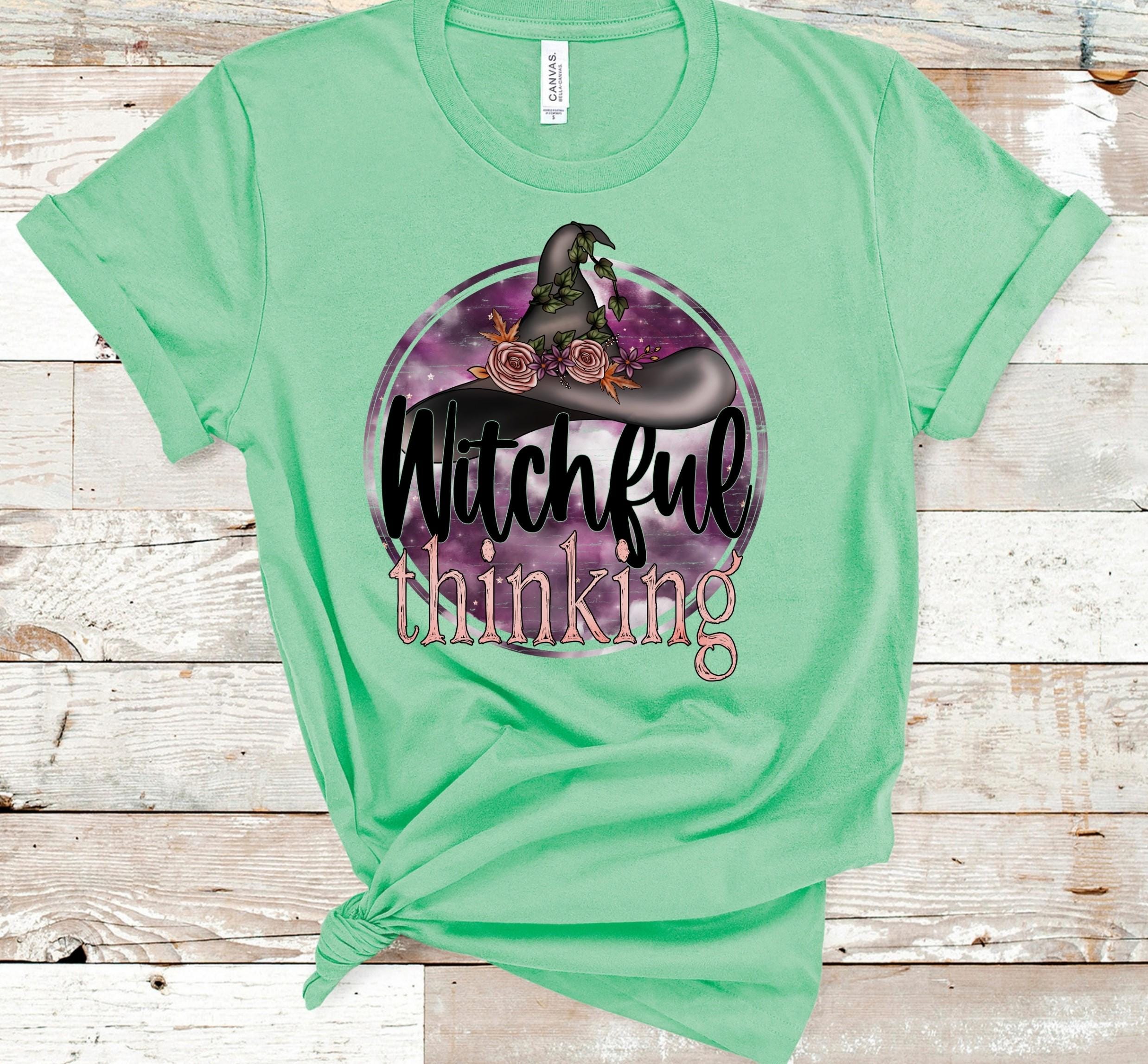 Magical Witchful Thinking T-Shirt, Premium Bella Canvas 3001 & 3001CVC,