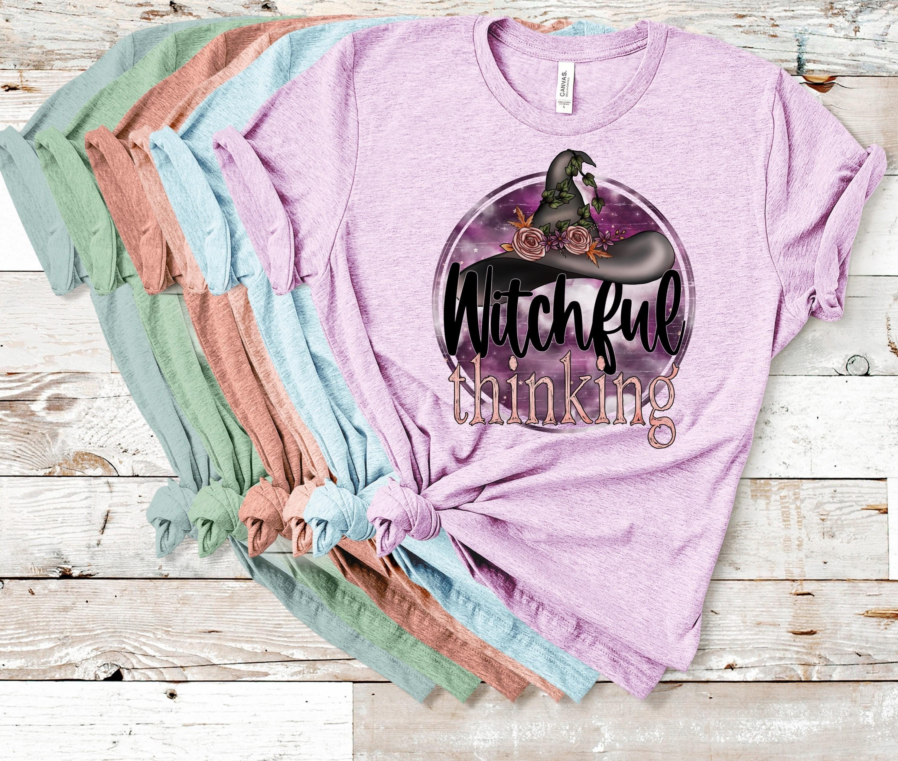Magical Witchful Thinking T-Shirt, Premium Bella Canvas 3001 & 3001CVC,
