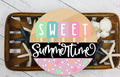 Sweet Summertime Popsicle Wood Sign: Layered 3D Door Hanger