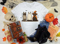 Halloween Cat Tee: Spooky Ghost, Witch, Mummy Cats - Bella Canvas 3001