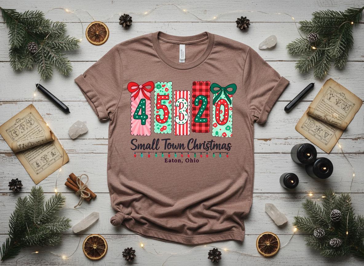 Personalized Hometown Christmas Shirt, Custom Zip Code Holiday