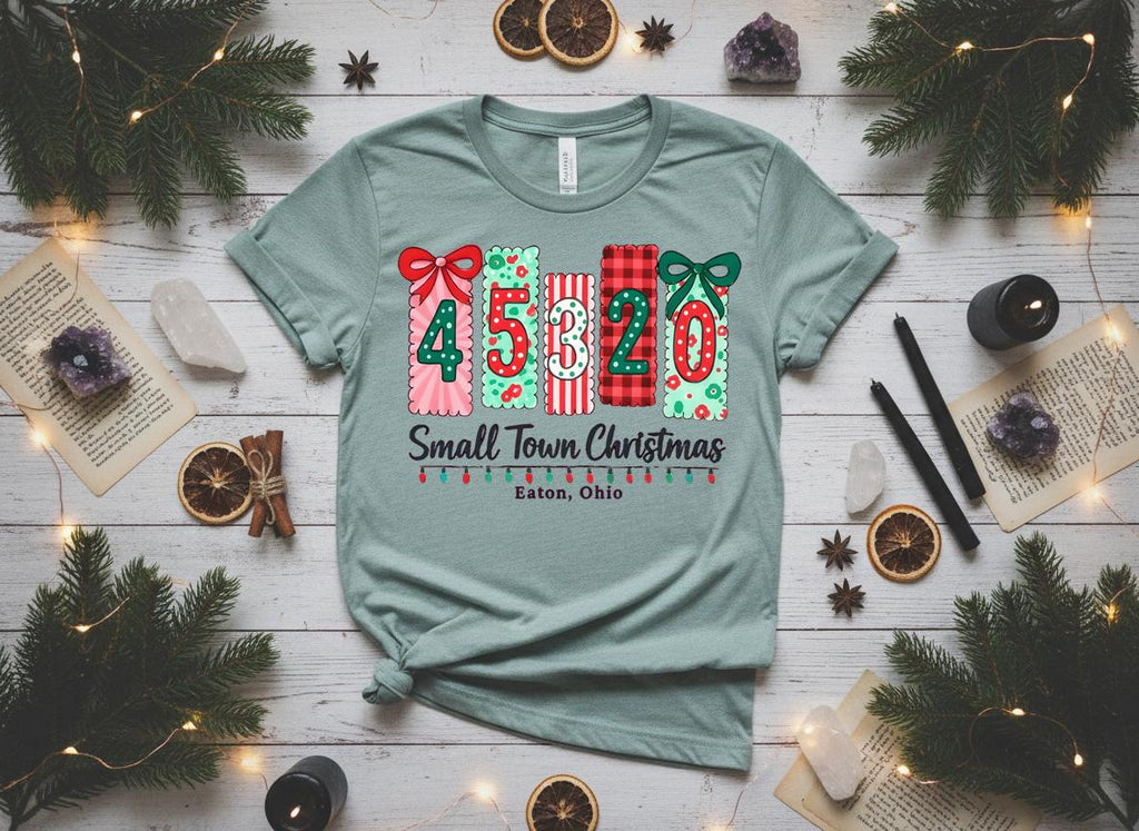 Personalized Hometown Christmas Shirt, Custom Zip Code Holiday