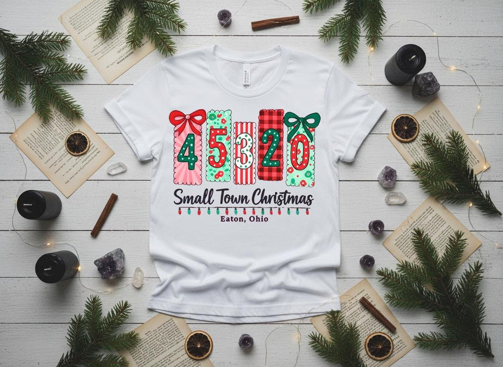 Personalized Hometown Christmas Shirt, Custom Zip Code Holiday