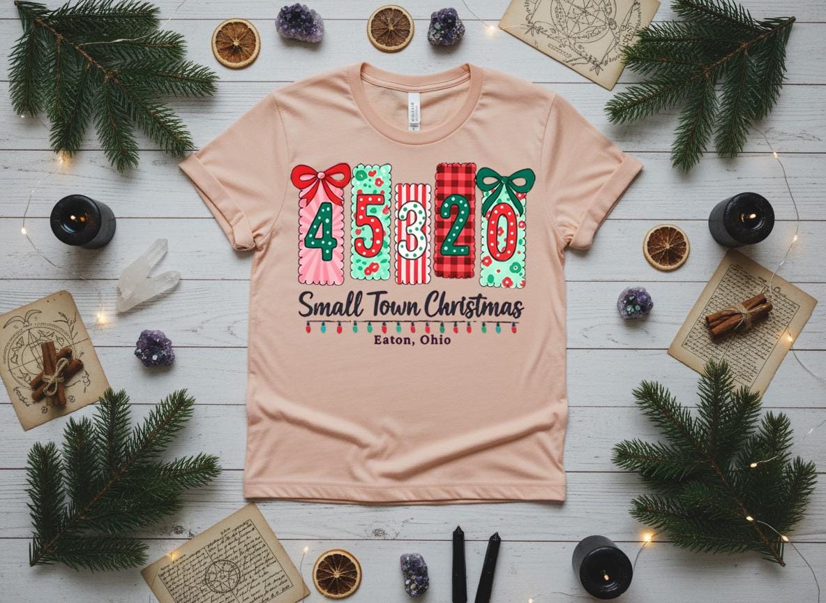 Personalized Hometown Christmas Shirt, Custom Zip Code Holiday