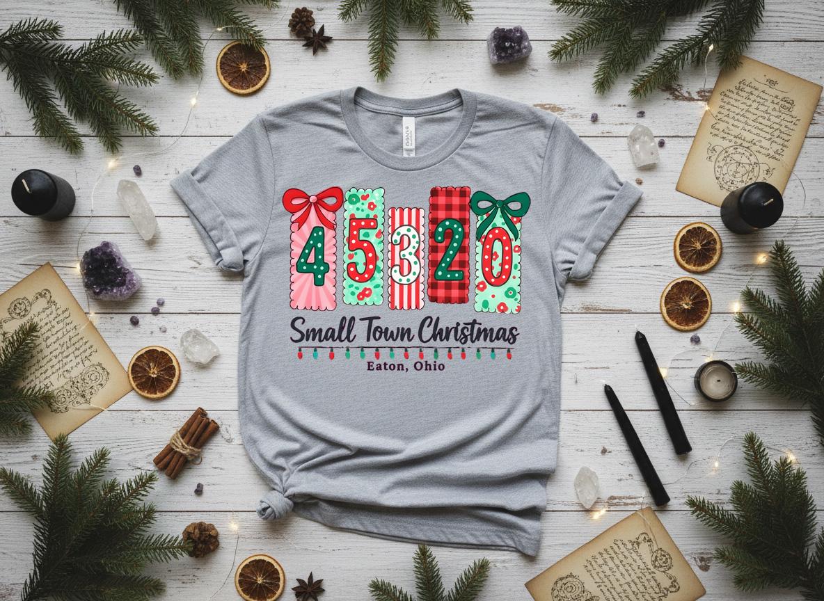Personalized Hometown Christmas Shirt, Custom Zip Code Holiday