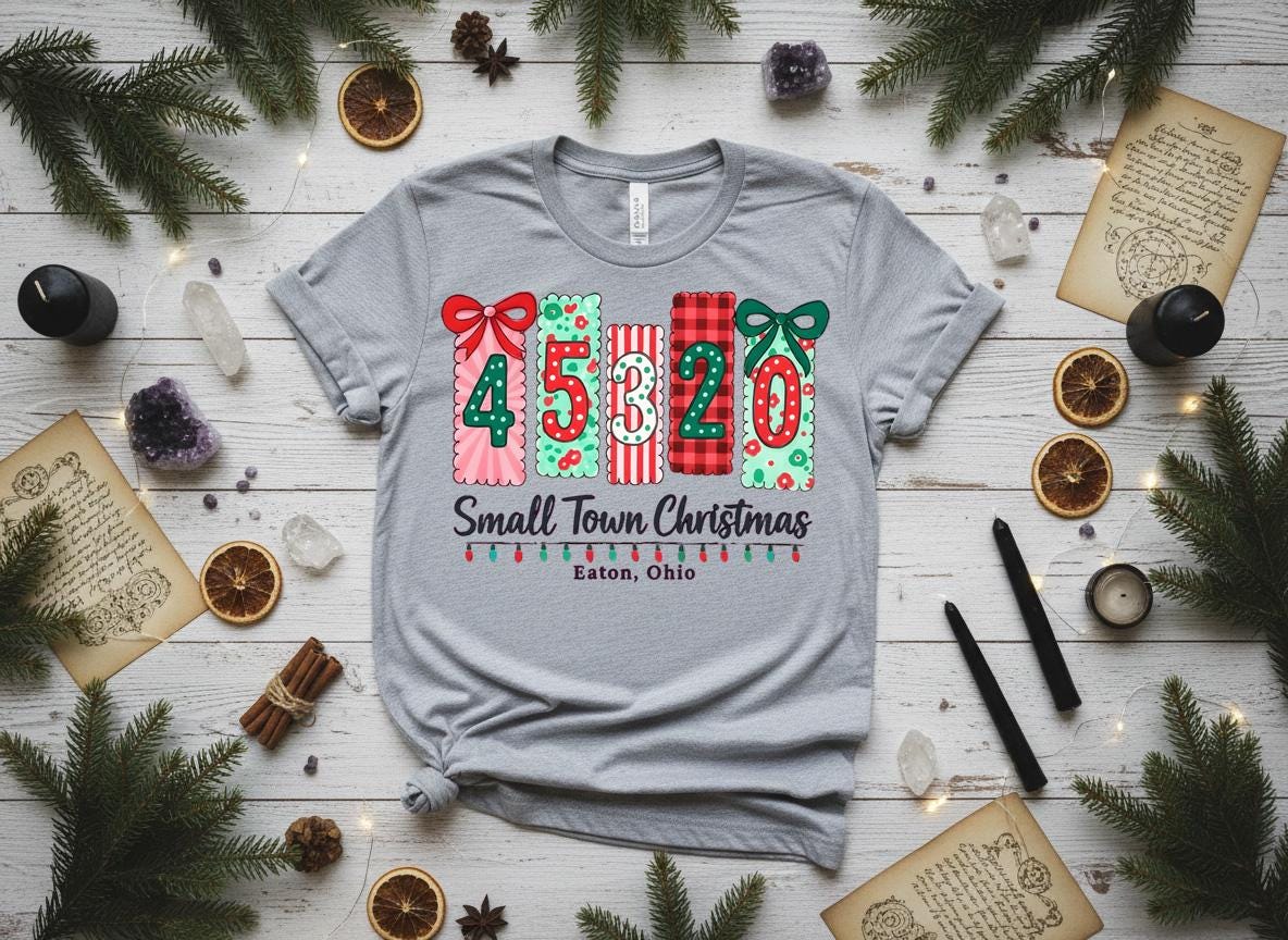Personalized Hometown Christmas Shirt, Custom Zip Code Holiday