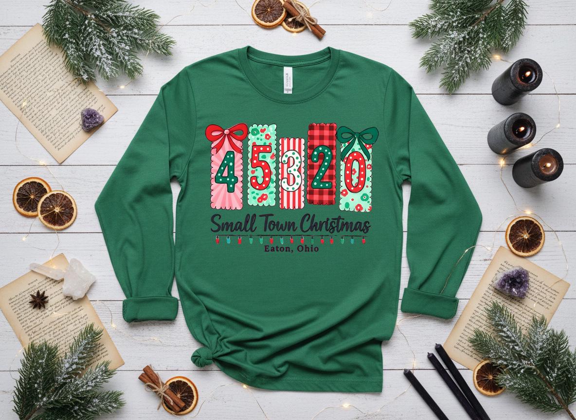 Personalized Hometown Christmas Shirt, Custom Zip Code Holiday