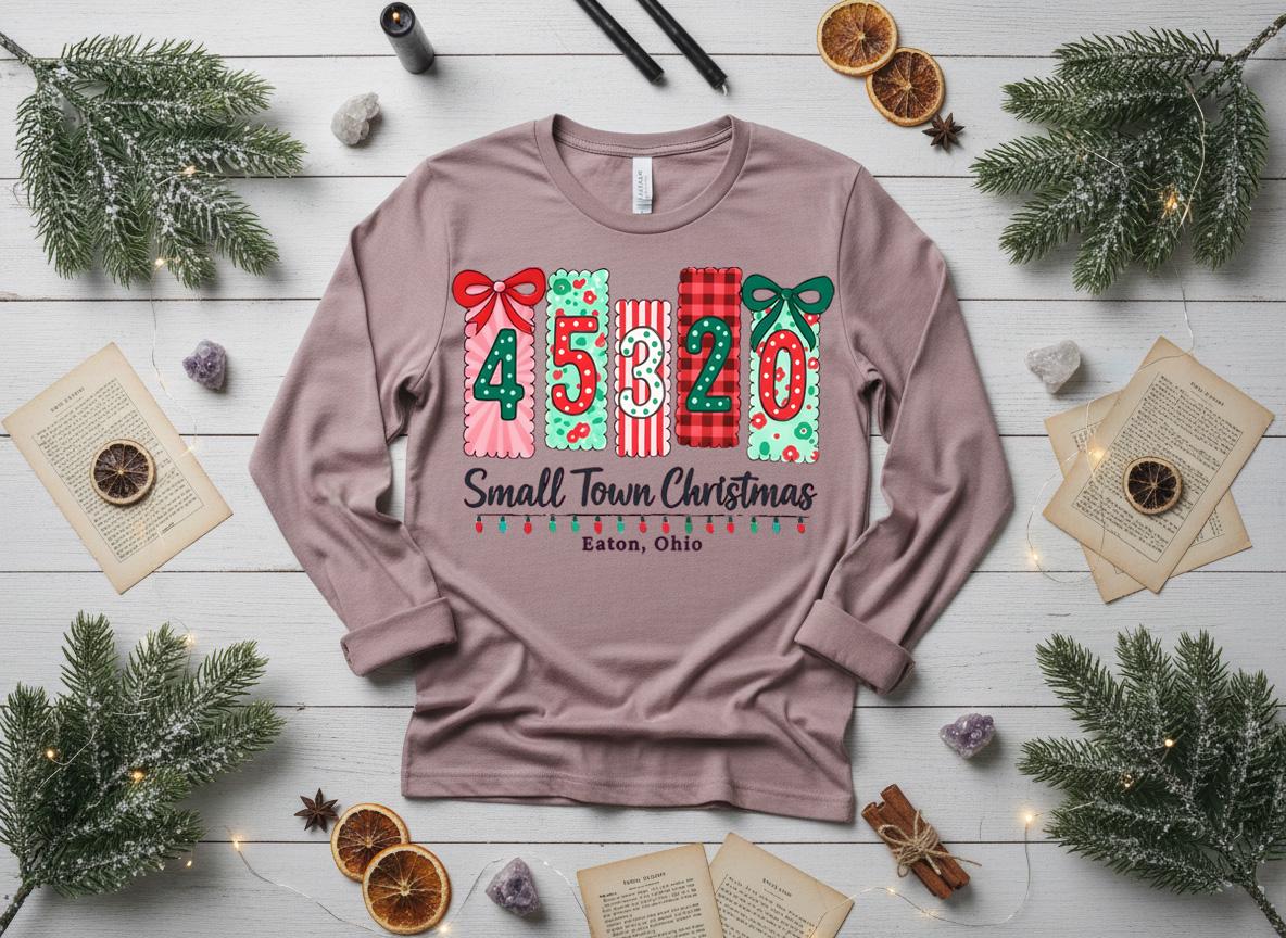 Personalized Hometown Christmas Shirt, Custom Zip Code Holiday