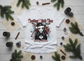 Resting Witch Face Holiday Tee, Gothic Santa Hat, Witchy Christmas Shirt