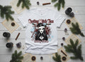 Resting Witch Face Holiday Tee, Gothic Santa Hat, Witchy Christmas Shirt