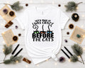 Let's Face It I Was Crazy Before the Cats Shirt, Funny Cat Lady Tee ,Black Cat Shirt, Cat Mom Gift, Unisex Graphic Tee , Cat Lover T-Shirt